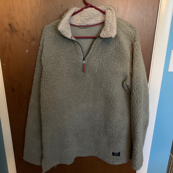 Oversized beige Sherpa sweater - Picture 2 of 2